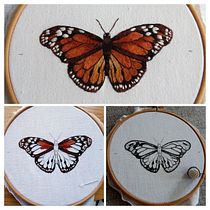 Mein Abschlussprojekt für den Kurs: Realistische Sticktechniken . Traditional illustration, Embroider, and Textile Design project by sa_mar - 06.01.2022