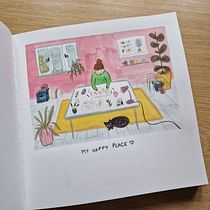 My project for course: Exploratory Sketchbook: Find Your Drawing Style. Un proyecto de Ilustración tradicional, Bocetado, Creatividad, Dibujo, Pintura a la acuarela, Sketchbook y Pintura gouache de Rebecca Lane - 25.11.2023