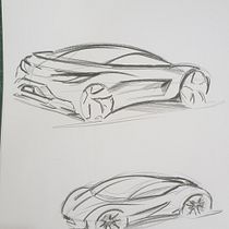 Mi proyecto del curso: Diseño de automóviles: el boceto. Design, Design industrial, Design de produtos, e Esboçado projeto de ilcorales2023 - 26.11.2023