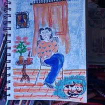 Mi proyecto del curso: Sketchbook para explorar tu estilo de dibujo. Un proyecto de Ilustración tradicional, Bocetado, Creatividad, Dibujo, Pintura a la acuarela, Sketchbook, Pintura gouache y Diseño de Yesica Anaya - 26.11.2023