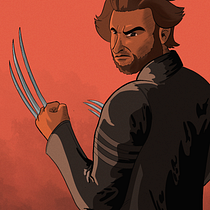 Projeto do curso: Logan/Wolverine Ein Projekt aus dem Bereich Design von Figuren, Zeichnung, Porträtzeichnung und Digitale Zeichnung von felink - 27.11.2023