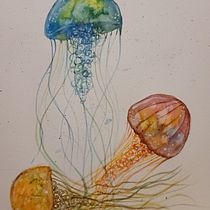 My project for course: Modern Watercolor Techniques. Un progetto di Illustrazione tradizionale, Belle arti, Pittura e Pittura ad acquerello di sanjisoro - 02.12.2023