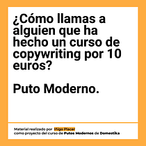 Mi proyecto del curso: Copywriting para copywriters. Advertising, Cop, writing, Stor, telling, and Communication project by Iñigo Placer - 11.20.2023
