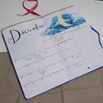 BUJO Desde el centro de la Luna. Een project van Craft, Aquarelschilderen, DIY, Management En Productiviteit y Business van Laura García - 27.11.2023