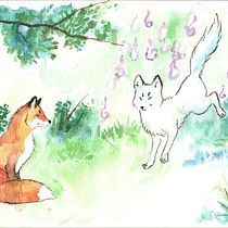 Meu projeto do curso: Ilustração em aquarela com influência japonesa. Traditional illustration, Drawing, and Watercolor Painting project by brunasouza_92 - 11.27.2023
