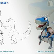 Meu projeto do curso: Design de personagem: ilustre uma criatura expressiva. Traditional illustration, Character Design, Drawing, and Digital Illustration project by Fábio Feijó da matta - 06.04.1992