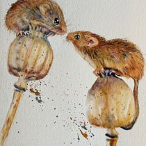 My project for course: Expressive Animal Portraits in Watercolor. Traditional illustration, Watercolor Painting, Realistic Drawing, and Naturalistic Illustration project by Louise Young - 11.28.2023