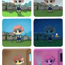 My project for course: Lighting Principles for Digital Painting. Projekt z dziedziny Trad, c, jna ilustracja, Ilustracja c, frowa, Malarstwo c i frowe użytkownika ChiNga Yan - 25.11.2023