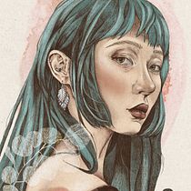 Mi proyecto del curso: Retrato ilustrado con Procreate. Traditional illustration, Digital Illustration, Portrait Drawing, and Vector Illustration project by Esther Charro Rivera - 11.26.2023