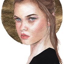 Mi proyecto del curso: Retrato en acuarela a partir de una fotografía. Traditional illustration, Watercolor Painting, and Portrait Drawing project by cat2020 - 11.28.2023