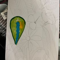 My project for course: Introduction to Acrylic Painting: Create a Tropical Canvas. Un projet de Peinture, Création de motifs, Peinture acr , et lique de Hira Saleem - 29.11.2023