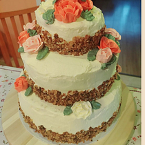 My project for course: Decorative Buttercream Flowers for Cake Design. Design, and DIY project by Lāsma Robate - 11.25.2023