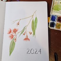 My project for course: Bullet Journaling: Illustrated Planning. Een project van Craft, Aquarelschilderen, DIY, Management En Productiviteit y Business van Wendy Allison - 17.11.2023