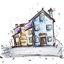 My project for course: Expressive Architectural Sketching with Colored Markers. Sketching, Drawing, Architectural Illustration, Sketchbook & Ink Illustration project by Chyrel Alconaba - 11.30.2023