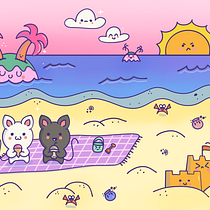 Mi proyecto del curso: Diseño de mundos kawaii: crea ilustraciones alegres. Character Design, Digital Illustration, and Manga project by karin.canelo - 11.30.2023