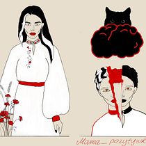 Mój projekt z kursu: Autorski projekt tatuażu z Procreate . Ilustração tradicional, Design gráfico, Desenho, Ilustração digital, Desenho de tatuagens, e Desenho digital projeto de Anastazja Szczot - 01.12.2023