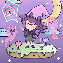 My project for course: Designing Kawaii Worlds: Spread Joy Through Illustration. Character Design, Digital Illustration, and Manga project by Bella Mancer - 12.01.2023
