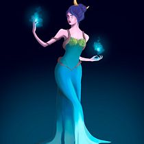 My project for course: Stylized Character Illustration: From Reference to Drawing. Traditional illustration, Character Design, and Digital Illustration project by aestheral - 12.01.2023