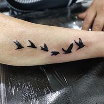 Meu projeto do curso: Tatuagem para principiantes . Un progetto di Design di tatuaggi di diana_shuartz - 01.12.2023