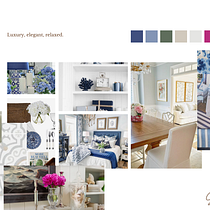 Hamptons Style: Interior Design Project. Interior Architecture, Interior Design, Decoration, Interior Decoration, and Spatial Design project by Sarah J - 12.02.2023