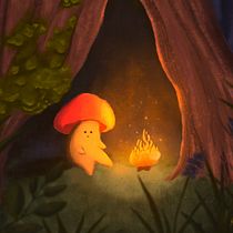 My project for course: Atmospheric Scenes in Procreate: Paint with Color and Light. Ilustração digital projeto de nikoleenah - 02.12.2023