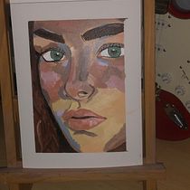 My project for course: Portrait Painting with Oil: Explore Light and Shade. Fine Arts, Painting, and Oil Painting project by sarah_nzola - 12.01.2023