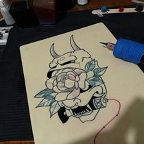 Mi proyecto del curso: Tatuaje para principiantes. Un progetto di Design di tatuaggi di castillogzlez - 02.12.2023