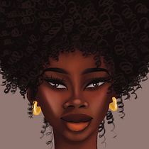 My project for course: Digital Painting and Portraiture for Black Skin. Drawing, Digital Illustration, Digital Drawing, and Digital Painting project by Venice Kelly - 12.02.2023
