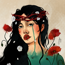 Mi proyecto del curso: Técnicas de ilustración con acuarela digital. Ilustração tradicional, Ilustração digital, Pintura em aquarela, Desenho de retrato, e Desenho digital projeto de Juliana Calle Puerta - 02.12.2023