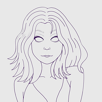 Meu projeto do curso: Retrato de personagens femininas com Procreate. Projekt z dziedziny Trad, c, jna ilustracja, Ilustracja c, frowa, R, sunek c i frow użytkownika Brenda Medeiros - 02.12.2023