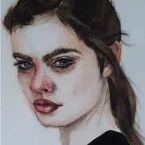 Lilian Nunes - Projeto final. Traditional illustration, Watercolor Painting, and Portrait Drawing project by liliannunes - 12.02.2023