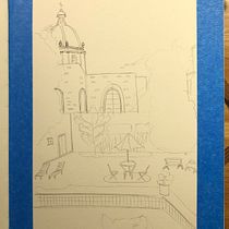 Mi proyecto del curso: Cuaderno de viaje en acuarela. Sketchbook, Traditional illustration, Watercolor Painting, and Architectural Illustration project by Jesús Cavazos - 11.25.2023