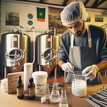 Il mio progetto del corso: Soluzione batteriostatica con gli ingredienti presenti in un birrificio. Artificial Intelligence project by mcsantor - 12.03.2023