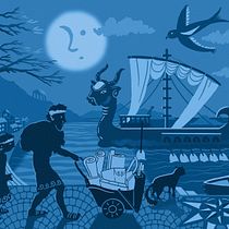 My project for course: Illustrated Stories Using Light and Shadows. Projekt z dziedziny Trad, c, jna ilustracja, Ilustracja c, frowa, Stor, telling, Stor, board i Ilustracje dla dzieci użytkownika Andrea Snuggs - 04.12.2023