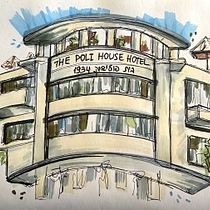 My project for course: Expressive Architectural Sketching with Colored Markers. Sketching, Drawing, Architectural Illustration, Sketchbook & Ink Illustration project by yuliamaeva18 - 12.03.2023