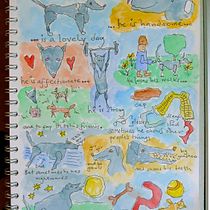 Kyro - AKA my wife's dog. Fine Arts, Sketching, Creativit, Drawing, and Sketchbook project by Graham Spinks - 12.04.2023