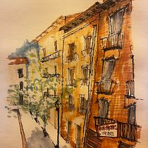 Mi proyecto del curso: Dibujo arquitectónico expresivo con marcadores de colores. Sketching, Drawing, Architectural Illustration, Sketchbook & Ink Illustration project by Ana Soto - 12.04.2023