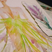 Meu projeto do curso: Técnicas modernas de aquarela. Un progetto di Illustrazione tradizionale, Belle arti, Pittura e Pittura ad acquerello di mastrandeag - 19.03.2023