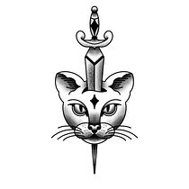 My project for course: Design Old-School Tattoos in Procreate. Projekt z dziedziny  R, sunek, Ilustracja c, frowa i Projektowanie tatuaż użytkownika gt28696gt - 04.12.2023