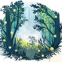 Mon projet du cours : Peinture de paysages enchantés à la gouache. Traditional illustration, Painting, and Gouache Painting project by Mathilde Bertrand - 12.05.2023