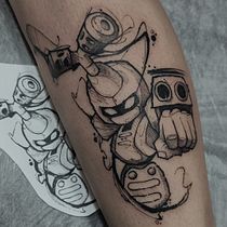 Meu projeto do curso: Técnicas de tatuagem blackwork com fine line. Tattoo Design project by inknefi - 11.04.2023