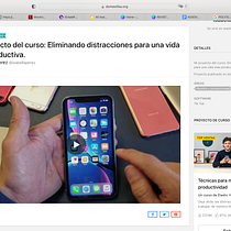 Mi proyecto del curso: Eliminando distracciones para una vida productiva. . Management, and Productivit project by Isabella Perez - 12.05.2023
