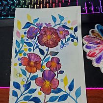 Mi proyecto del curso: Acuarela floral: conecta con la naturaleza. Ilustração tradicional, Pintura, Pintura em aquarela e Ilustração botânica projeto de vanessa_cazarez_ - 05.12.2023