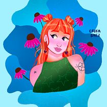 Mi proyecto del curso: Retrato de personajes estilo cartoon con Procreate. Character Design, Digital Illustration, Digital Drawing, and Digital Painting project by erikabaezs - 12.07.2023