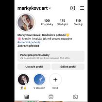 My project for course: Building a Personal Brand on Instagram @markykovr.art. Un progetto di Social media, Instagram, Comunicazione, Marketing per Instagram, Br, ing, Br e identit di Markéta Kovrzková - 08.12.2023