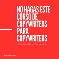 Mi proyecto del curso: Copywriting para copywriters. Advertising, Cop, writing, Stor, telling, and Communication project by Sebastian Rave - 12.04.2023