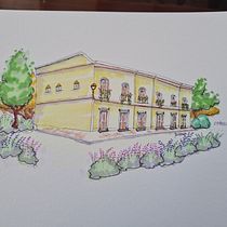 Mi proyecto del curso: Dibujo arquitectónico expresivo con marcadores de colores. Sketching, Drawing, Architectural Illustration, Sketchbook & Ink Illustration project by Marlene Gonzalez Barraza - 12.08.2023