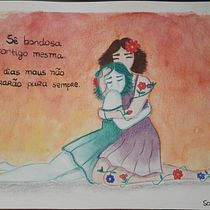 Meu projeto do curso: Técnicas de ilustração com aquarela e guache. Traditional illustration, Fine Arts, Painting, Watercolor Painting, Children's Illustration, and Gouache Painting project by sara_mclemos - 10.14.2023
