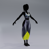 StreetWear Clothing Desing: Dynamic clothing simulation. Animation, Character Animation, 3D Animation, Fashion Design, and 3D Modeling project by tomeu_umbert - 12.09.2023