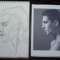 Mi proyecto del curso: Sketchbook de retrato: explora el rostro humano. Un progetto di Bozzetti, Disegno, Disegno di ritratti, Disegno artistico e Sketchbook di Angélica Botero - 09.12.2023